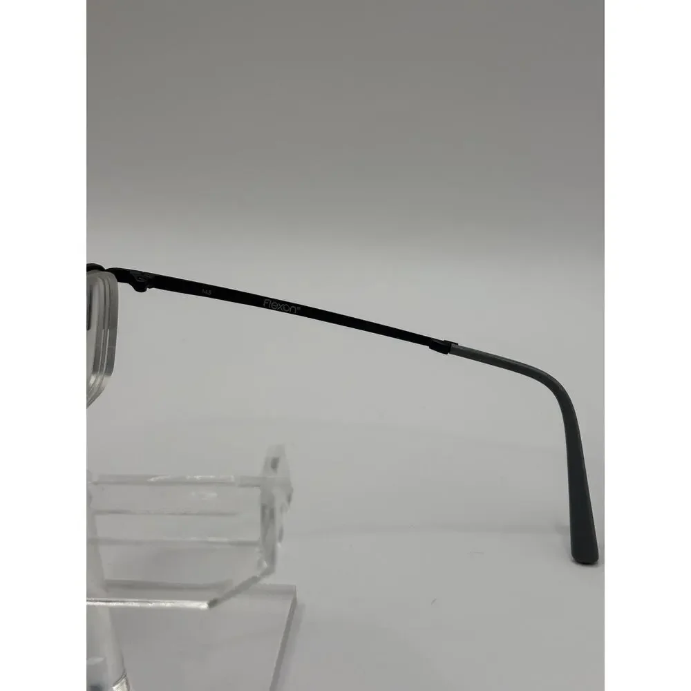 Flexon Washington 600 412 56-18 Memory Metal Eyeglass Frames Gunmetal